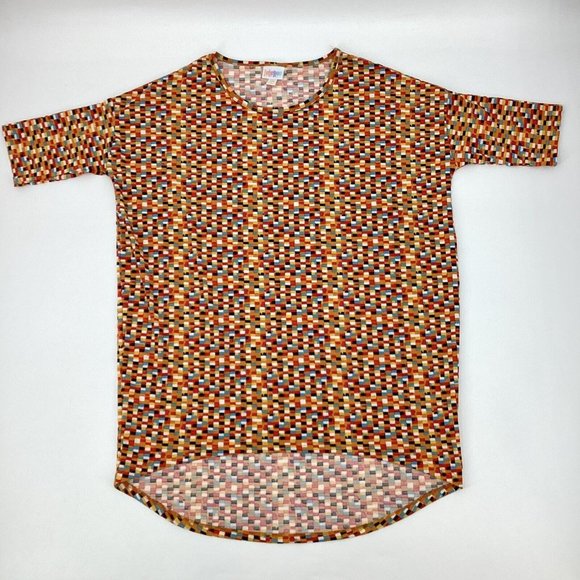 LuLaRoe 2 Womens Irma Short Sleeve Plum Purple Shirt Stretchy Tunic Style XXS - Picture 3 of 11